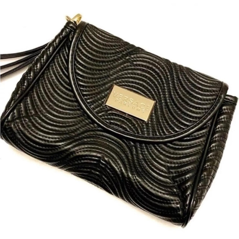 Versace Parfums Black Quilted Women's Bag - Picture 2 of 5